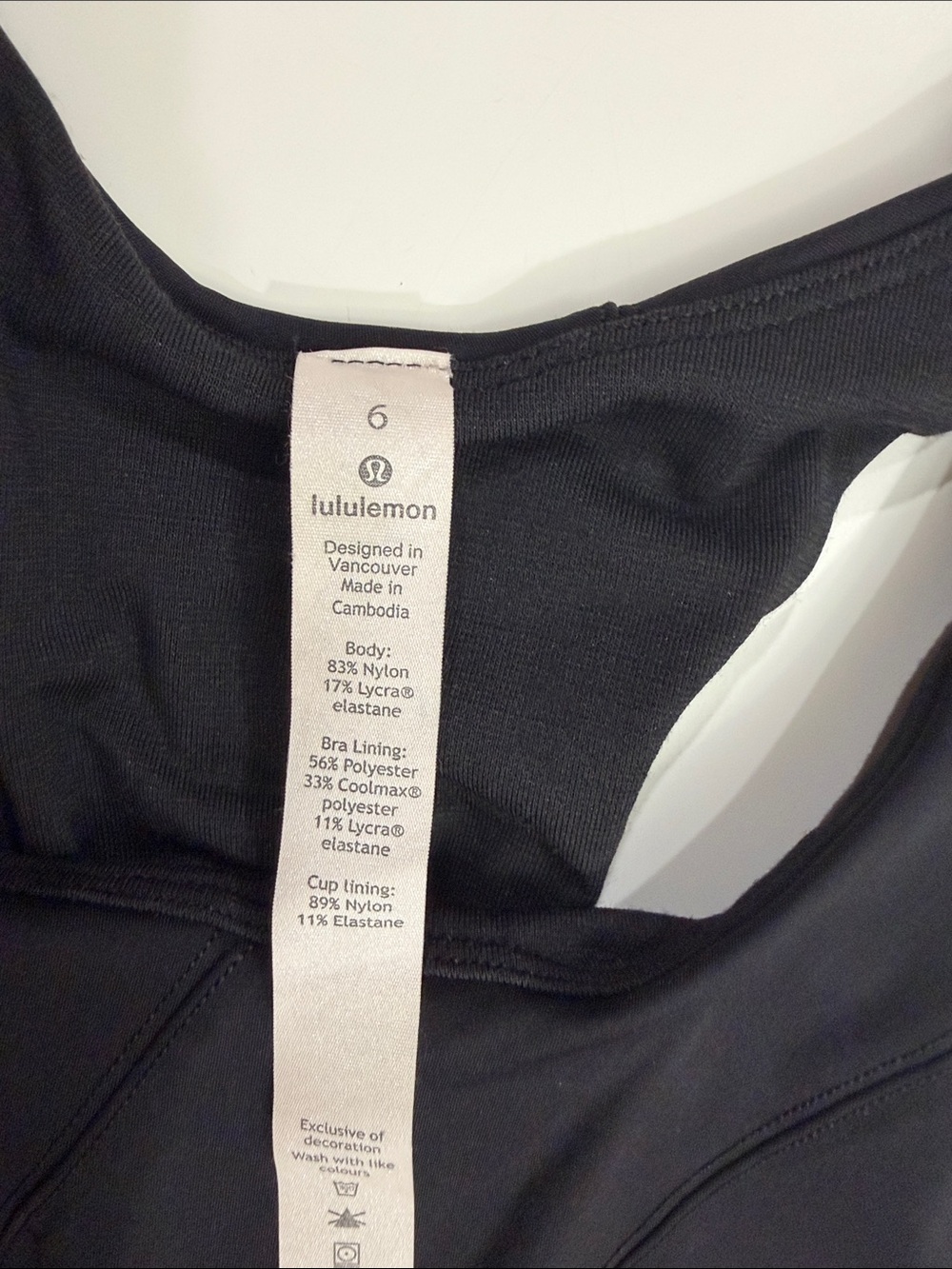 lululemon athletica Black Racerback Fit-and-Flare Mini Dress - Picture 2 of 7
